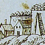 Federzeichnung-Schloss-Bernburg-udn-Bergstadt-um-1700-icon