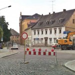 Beginn der Bauarbeiten Leipziger Straße am 21.07.2014